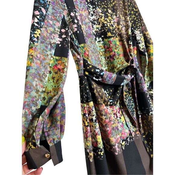 Anthropologie Lavand Long Sleeve Floral Dress sz XS - Picture 5 of 8